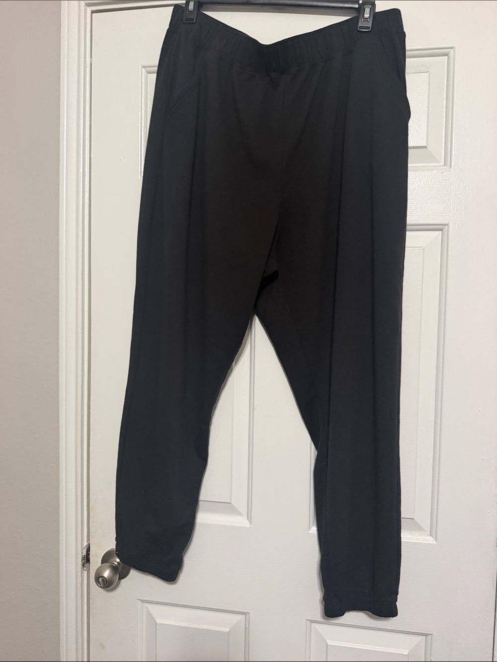 Hanes Black Jogger Sweatpants